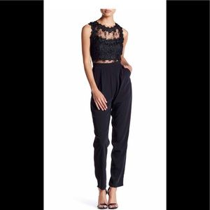 Lace top jumpsuit